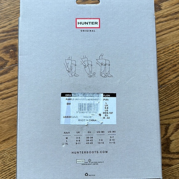 NIB Hunter tall boot socks - Picture 2 of 5